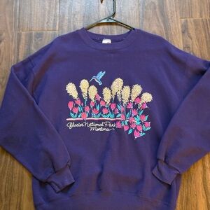 Jerzees Purple Sweatshirt